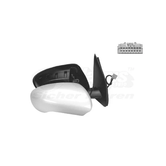 Nissan Qashqai 2008-2015 Dış Dikiz Aynası Sağ Elektrikli Isıtmalı Otomotık Otomatik Katlanır Astarlı 7 Pin (Oem No:96301 ürün görseli 1