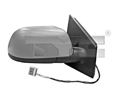 Volkswagen Polo 2001-2004 Dış Dikiz Aynası Sol Elektrikli Isıtmalı Siyah Kapaklı (5 Pin) (Oem No:6Q1857507G) ürün görseli 1