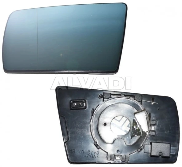 Mercedes W210-202-140 1995-1999 Ayna Camı Sağ Elektrikli-Çizgili (Oem No:A2028100821) ürün görseli 1
