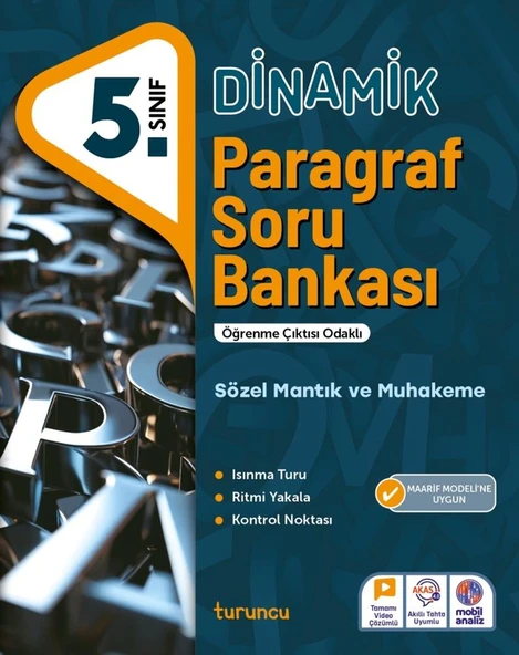 5. Sınıf Dinamik Paragraf Soru Bankası Tudem Yayınları ürün görseli 1