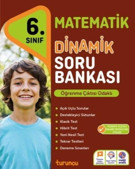 6. Sınıf Matematik Dinamik Soru Bankası Tudem Yayınları ürün görseli 1