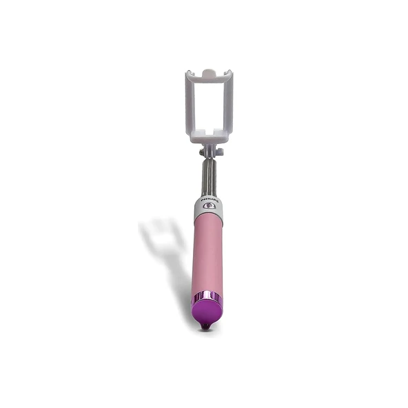 Philips 3.5mm Kablolu 270 Derece Dönebilen Premium Selfie Çubuğu Lila 2024Yeni3611 ürün görseli 1