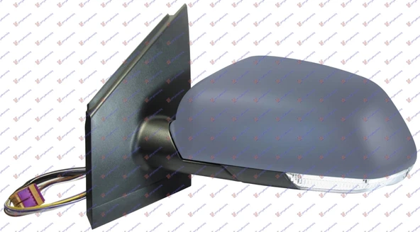 Volkswagen Polo 2005-2010 Dış Dikiz Aynası Sol Astarlı Kapaklı (7 Pin) (Oem No:6Q1857507Aj) ürün görseli 1