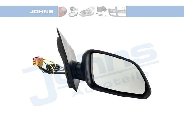 Volkswagen Polo 2005-2010 Dış Dikiz Aynası Sağ Siyah Kapaklı (7 Pin) (Oem No:6Q1857508Ad) ürün görseli 1