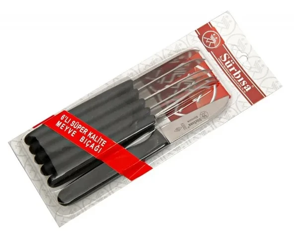61007 - Sürmene Meyve Bıçağı 7,5 Cm 6 Lı ürün görseli 1