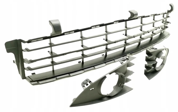 Renault Scenic 2006-2009 Ön Tampon Panjuru Siyah Set (Oem No: 7701477303) ürün görseli 1