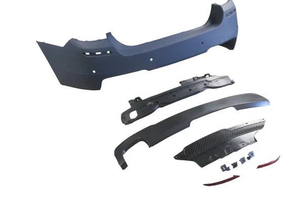 Bmw 5 Serisi 2010-2016 Arka Tampon Astarlı(Sen.Yuvalı - Reflektörlü - Karlıklı)(Tek Egz.D.Lı)M - Tech - Lcı (Oem No (A51 ürün görseli 1
