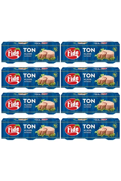 Fide Klasik Ton Balığı (3X 80 G) x 8 Paket ürün görseli 1