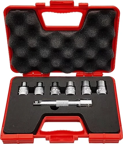 İzeltaş 1113 00 6007 1/2” Star (Torx® ) Lokma Anahtar Takımı (7 Parça) ürün görseli 1