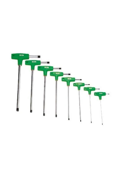 Elta 4922 00 8108 T Tipi Allen Anahtar Takımı (8 Parça, mm) ürün görseli 1