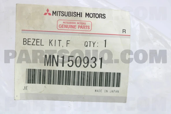 Mitsubishi Lancer 2003-2005 Sis Lamba Kapağı Delikli Sol (Oem No: Mn150931) ürün görseli 1