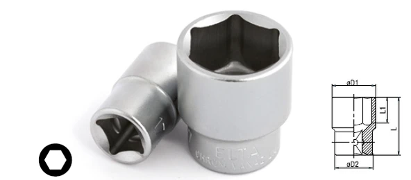 Elta 1115 06 0016 16mm 1/2’’ Altı Köşe Lokma Anahtar (mm) ürün görseli 1
