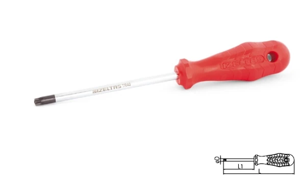 İzeltaş 4776 18 0030 TR30 Delikli Torx Uçlu Tornavida ürün görseli 1