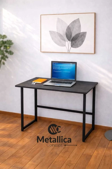 Metallica Concept Delta Katlanabilir Antrasit Çalışma Masası Bilgisayar Masası Çizim Masası ürün görseli 1