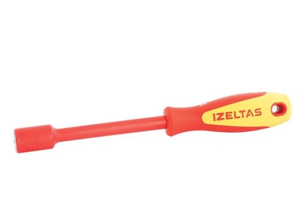 İzeltaş 4773 19 0120 12mm 1000V Süngüsü İzoleli Lokma Uçlu Tornavida ürün görseli 1