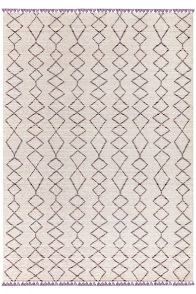 Lila Renkli Kaymaz Tabanlı Leke Tutmaz Kilim 80 X 400 ürün görseli 1