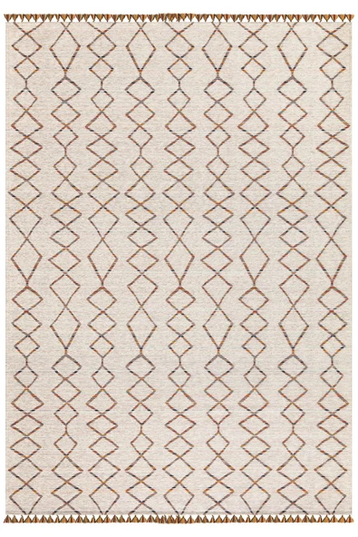 Turuncu Renkli Kaymaz Tabanlı Leke Tutmaz Kilim 100 X 500 ürün görseli 1