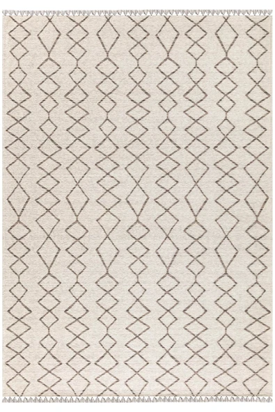 Vizon Renkli Kaymaz Tabanlı Leke Tutmaz Kilim 80 X 300 ürün görseli 1