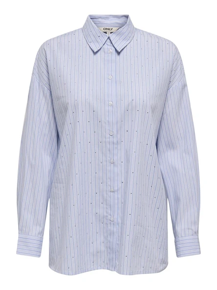 Only   ONLRIMINI LIFE LS RHINES SHIRT MOCH WVN Kadın Beyaz  - 15352703 ürün görseli 1