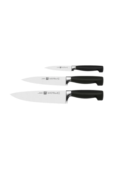 ZWILLING Four Star Bıçak Seti Siyah 3 Parça ürün görseli 1
