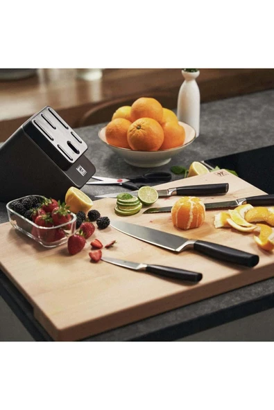ZWILLING All Star Blok Bıçak Seti 7 Parça Antrasit - Resim 2