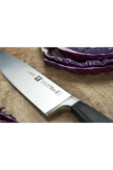 ZWILLING Vier Sterne Bıçak Seti Siyah 2 Parça - Resim 2