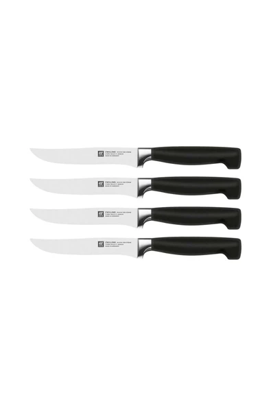 ZWILLING Four Star Biftek Bıçağı Seti Siyah 4 Parça ürün görseli 1