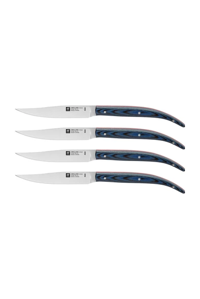 ZWILLING Twin Steak Bıçağı Seti 4 Parça Mavi Mikarta ürün görseli 1