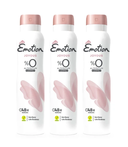 Emotion Joy Kadın Deodorant 150 ml (3 adet) ürün görseli 1