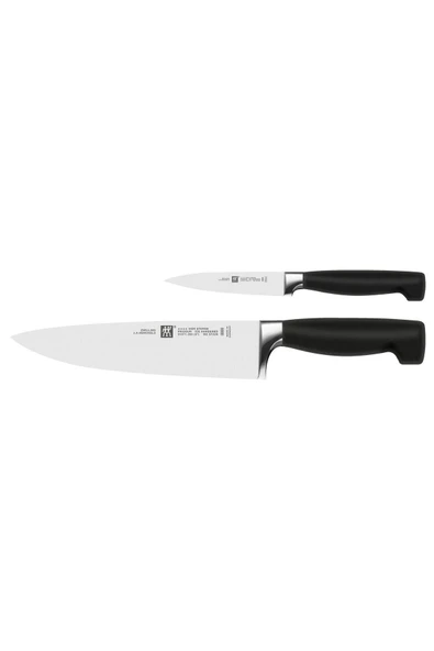 ZWILLING Vier Sterne Bıçak Seti Siyah 2 Parça ürün görseli 1