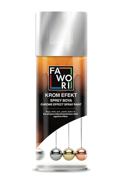 Fawori Krom Efektli Sprey Boya 400 ML Bakır ürün görseli 1