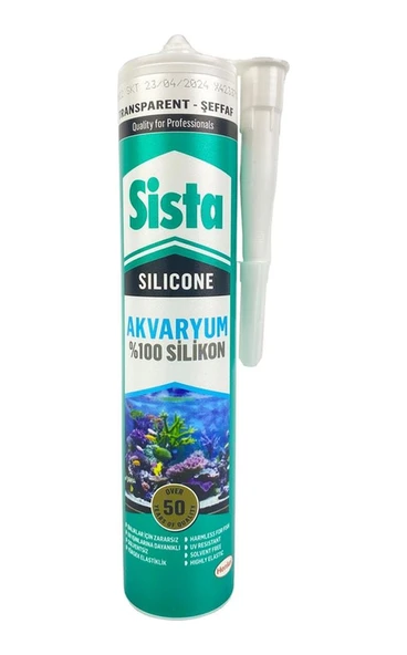 Sista Akvaryum Silikon Şeffaf - Resim 2