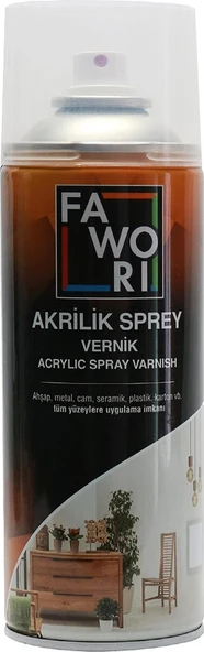 Fawori Akrilik Sprey Vernik Mat 400ml ürün görseli 1