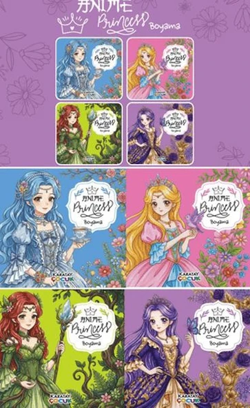 Anime Princess Boyama - 4 Seri ürün görseli 1