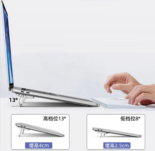Laptop Standı 2 Kademeli Yükseltme Ayarlı - 2 Adet ürün görseli 1