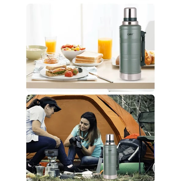 1.25 Litre Vakumlu Çelik Termos - Resim 2