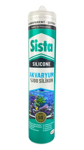 Sista Akvaryum Silikon Şeffaf ürün görseli 1