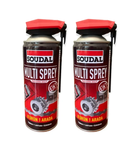 2 Adet Soudal Multı Sprey 400 Ml Kir Pas Sökücü Bakım Spreyi Kobra Başlıklı ürün görseli 1