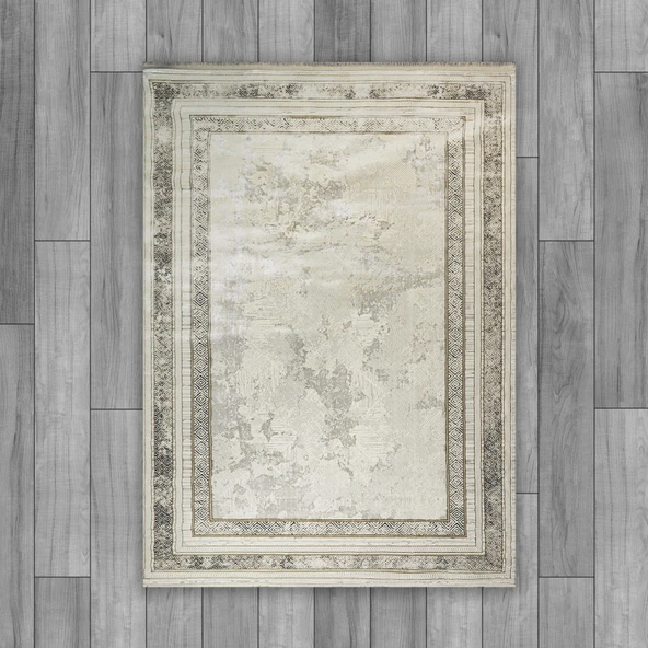 AGAH KF470 KREM-CAMEL (ETNİK BORDÜRLÜ) 160 X 230 ürün görseli 1