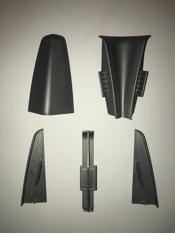 Laminat Parke Süpürgelik Köşe Bağlantı Aparatı 8 Cm Antrasit Gri ürün görseli 1