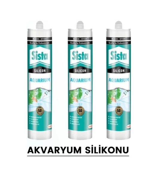 Henkel Sista Şeffaf Akvaryum Silikonu 310 Ml 3 Adet ürün görseli 1