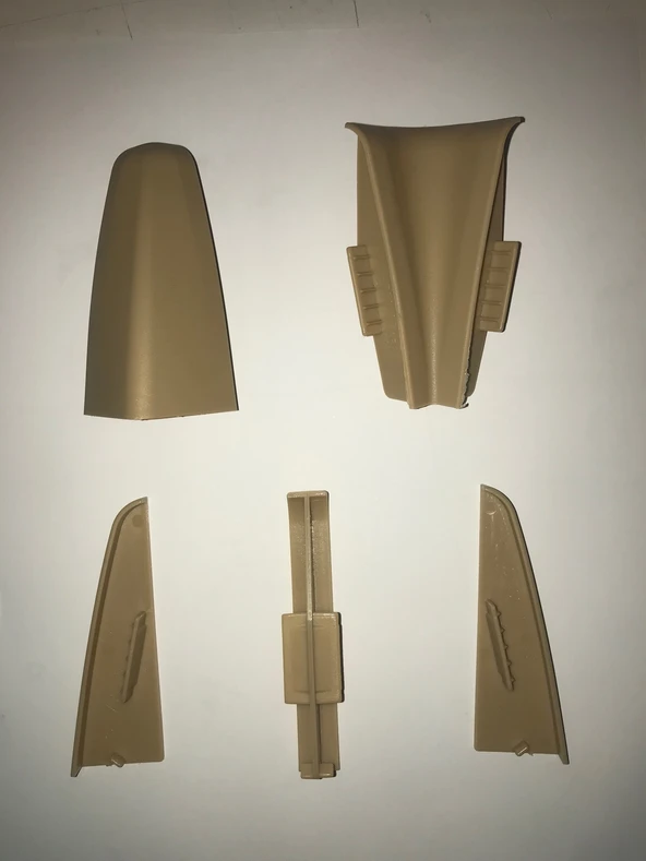 Laminat Parke Süpürgelik Köşe Bağlantı Aparatı 8 Cm Sütlü Kahve ürün görseli 1