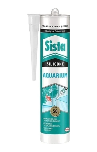 Sista Akvaryum Silikon Şeffaf - Resim 3