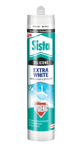 Sista Extra White Banyo & Mutfak Silikonu Beyaz 280 Ml 5'li Paket ürün görseli 1