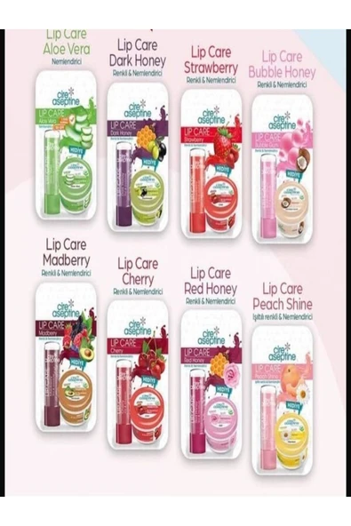 CIRE ASEPTINE CIRE ASEPTINE 8Lİ LIP CARE+ 30ML EL,YÜZ,VÜCUT KREMİ ürün görseli 1