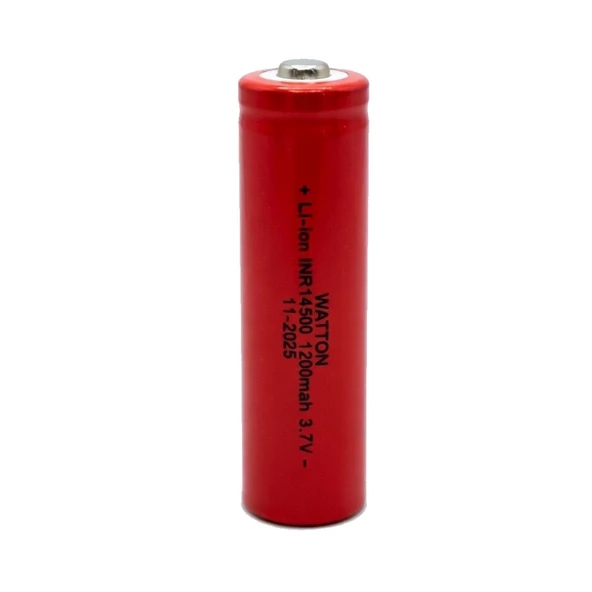 Watton 14500 1200mAh 3.7V Li-ion Şarj Edilebilir Pil ürün görseli 1