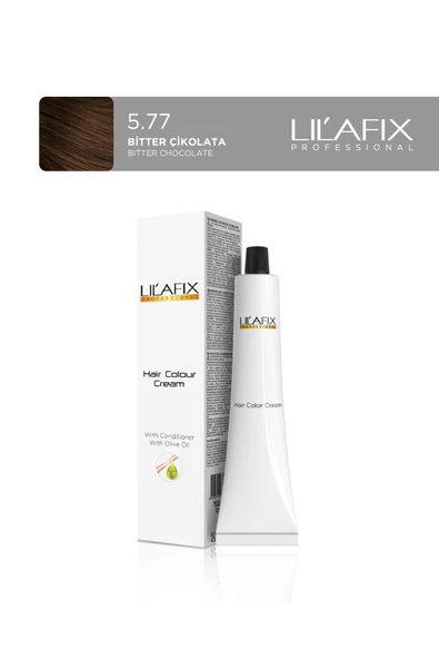 LİLAFİX LİLAFİX Tüp Saç Boyası 60 ml 5.77 Bitter Çikolata ürün görseli 1