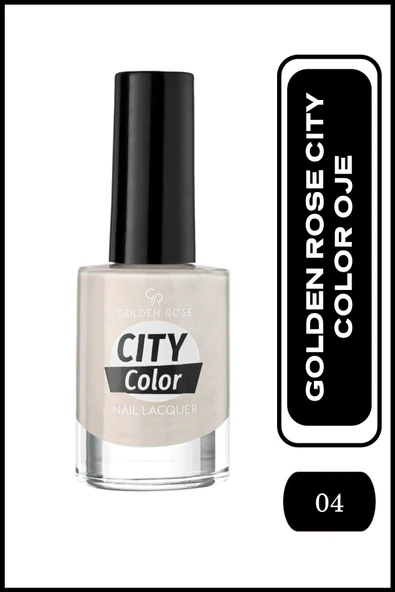 GOLDEN ROSE GOLDEN ROSE City Color Nail Lacquer No: 04 - Parlak ve Uzun Süre Kalıcı Oje 10.2 ml ürün görseli 1