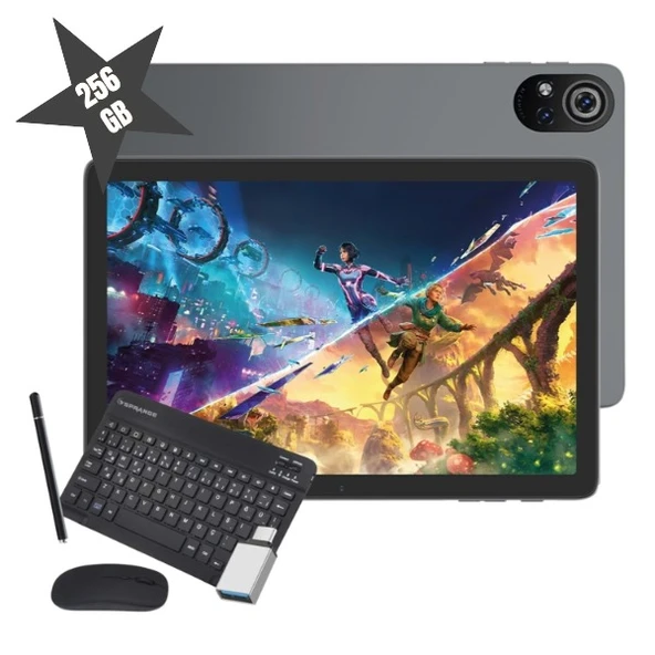 Silver 10.1" Incell Ekran 8GB/256GB Tablet PC ürün görseli 1