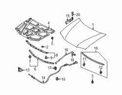 Mazda 323 - 2001-2002 Motor Kaputu (Oem No: B30D-52-310C) ürün görseli 1